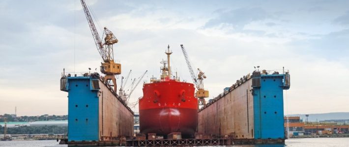 What is the disadvantage of a floating dry dock?