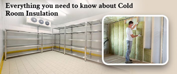 How do you insulate a cold storage room?