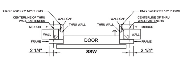 What is the size of cold storage door?