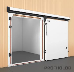 What is the thickness of a cold room door?