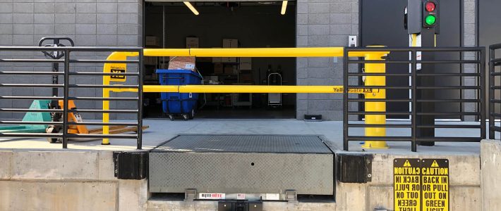 Can a loading dock be ground level?