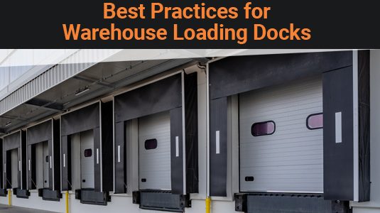 How far apart should loading docks be?